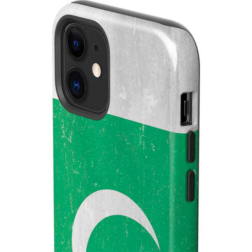 Pakistan Flag Distressed iPhone 12 Impact Case