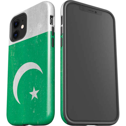 Pakistan Flag Distressed iPhone 12 Mini Impact Case