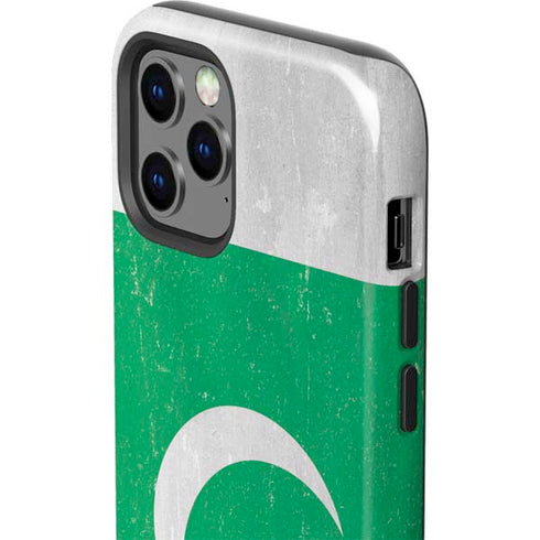 Pakistan Flag Distressed iPhone 12 Pro Impact Case