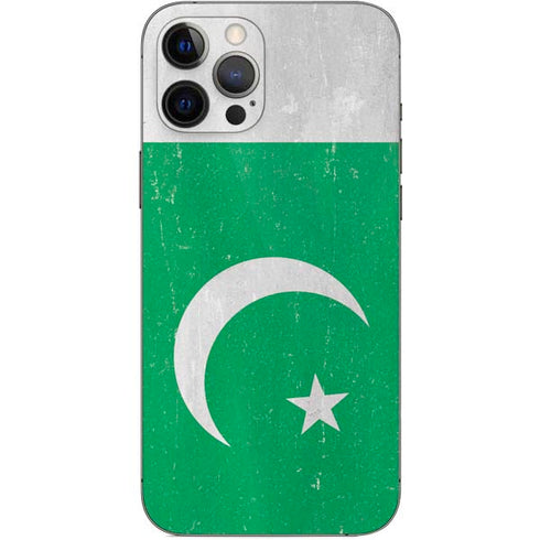 Pakistan Flag Distressed iPhone 12 Pro Max Skin