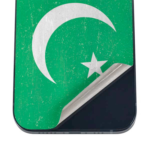 Pakistan Flag Distressed iPhone 12 Skin
