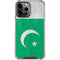 Pakistan Flag Distressed iPhone 13 Pro Max Clear Case
