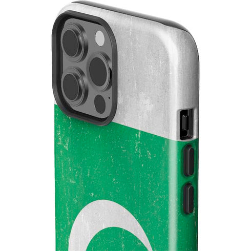 Pakistan Flag Distressed iPhone 13 Pro Max Impact Case