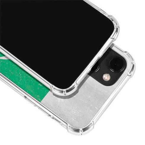 Pakistan Flag Distressed iPhone 14 Plus Clear Case