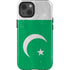Pakistan Flag Distressed iPhone 15 Impact Case