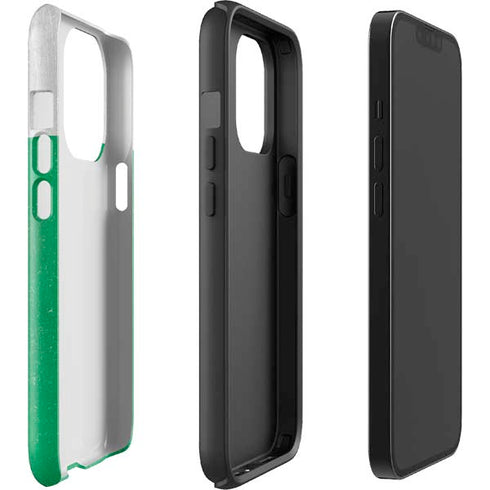 Pakistan Flag Distressed iPhone 14 Pro Impact Case
