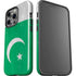 Pakistan Flag Distressed iPhone 14 Pro Impact Case