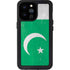 Pakistan Flag Distressed iPhone 14 Pro Max Waterproof Case