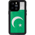 Pakistan Flag Distressed iPhone 15 Pro Waterproof Case
