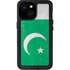 Pakistan Flag Distressed iPhone 15 Waterproof Case