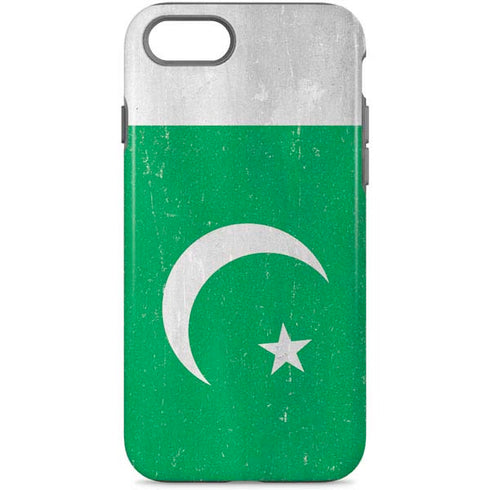 Pakistan Flag Distressed iPhone 7 Pro Case