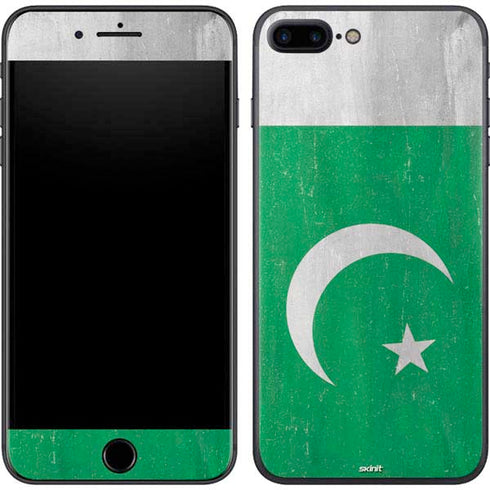 Pakistan Flag Distressed iPhone 8 Plus Skin