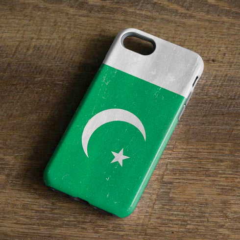 Pakistan Flag Distressed iPhone 8 Pro Case