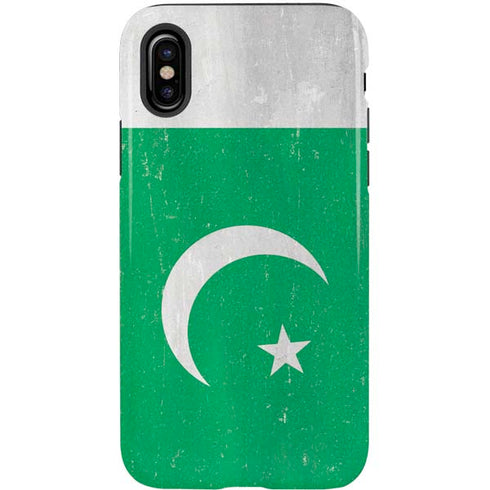Pakistan Flag Distressed iPhone X Pro Case