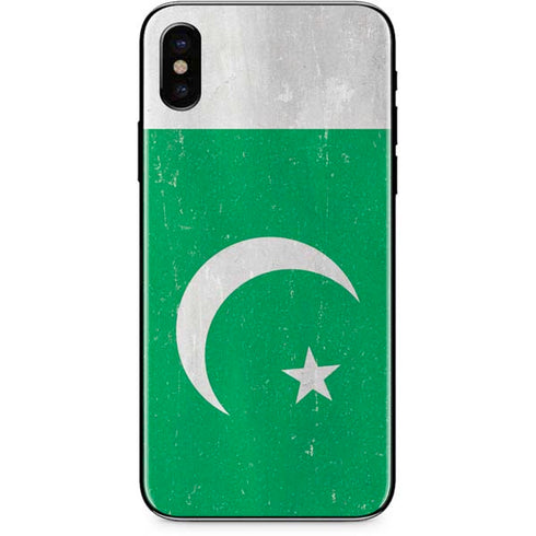 Pakistan Flag Distressed iPhone XS Max Skin