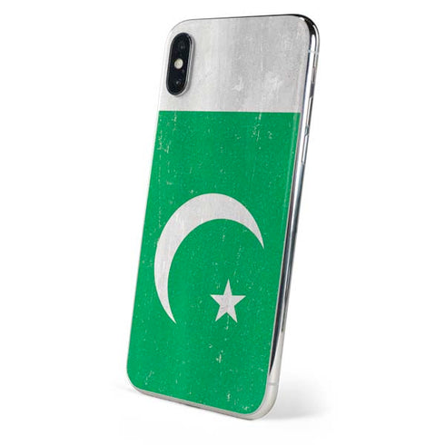 Pakistan Flag Distressed iPhone XS Max Skin