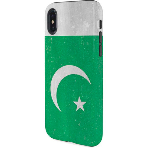 Pakistan Flag Distressed iPhone XS Pro Case