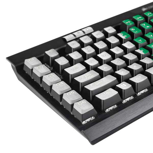 Pakistan Flag Distressed K95 RGB PLATINUM Mechanical Gaming Keyboard Skin