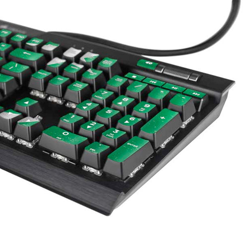 Pakistan Flag Distressed K95 RGB PLATINUM Mechanical Gaming Keyboard Skin