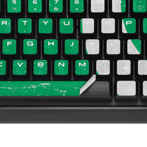 Pakistan Flag Distressed K95 RGB PLATINUM Mechanical Gaming Keyboard Skin