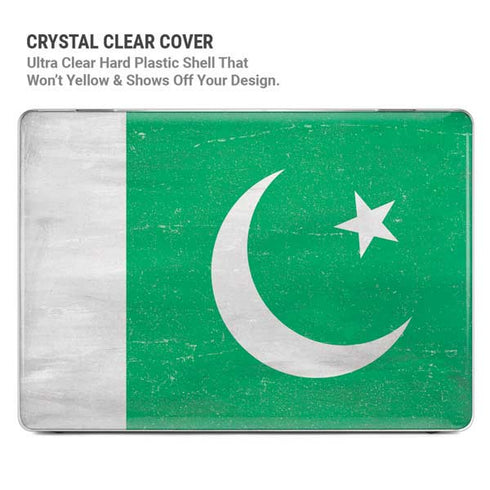 Pakistan Flag Distressed MacBook Pro 15in (2016-19) Case plus Skin