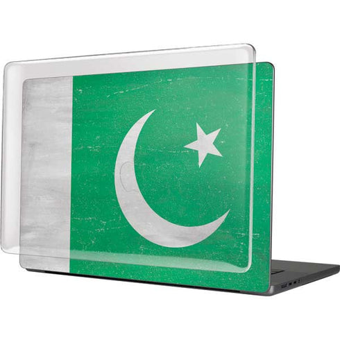 Pakistan Flag Distressed MacBook Pro 16in (2021-25) Case plus Skin
