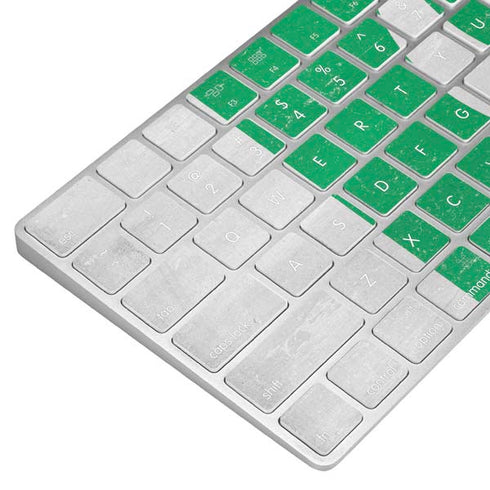 Pakistan Flag Distressed Magic Keyboard Skin