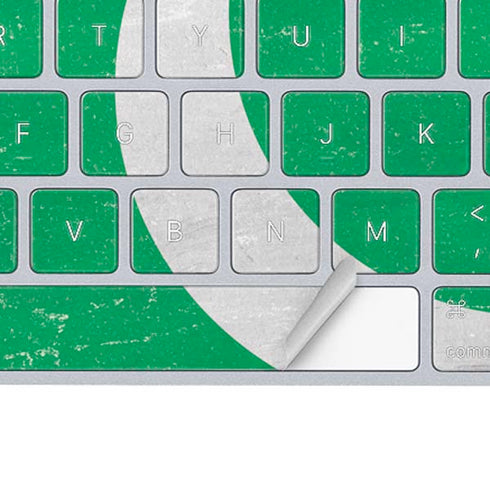Pakistan Flag Distressed Magic Keyboard Skin