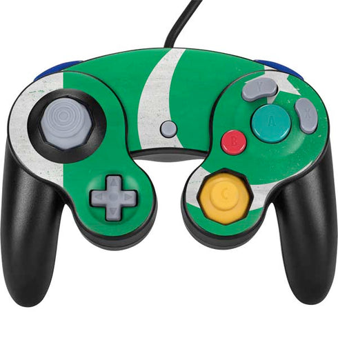 Pakistan Flag Distressed Nintendo GameCube Controller Skin