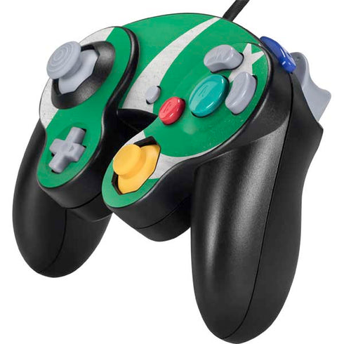 Pakistan Flag Distressed Nintendo GameCube Controller Skin