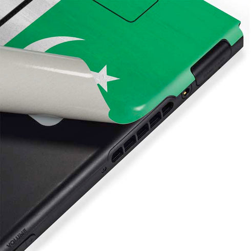 Pakistan Flag Distressed Nintendo Switch Bundle Skin
