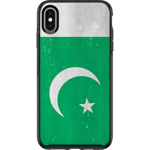 Pakistan Flag Distressed Otterbox Symmetry iPhone Skin