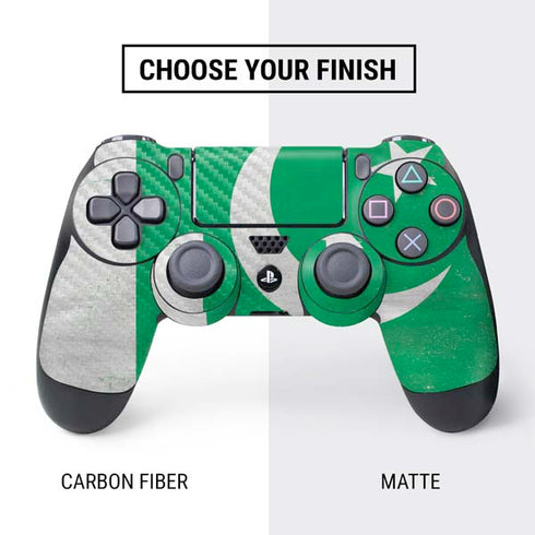 Pakistan Flag Distressed PS4 Controller Skin