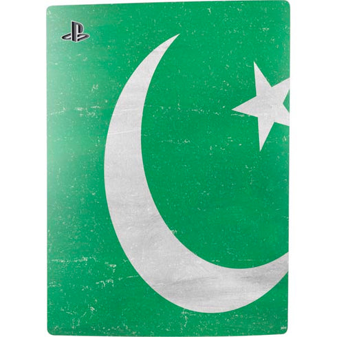 Pakistan Flag Distressed PS5 Bundle Skin