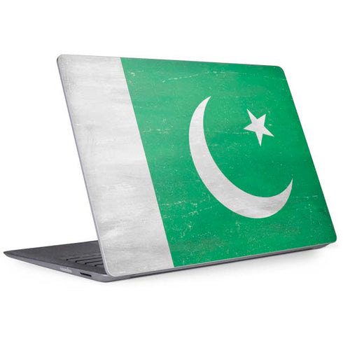 Pakistan Flag Distressed Surface Laptop 2 Skin