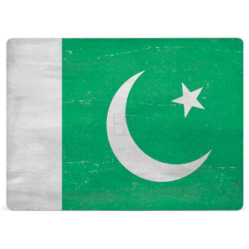 Pakistan Flag Distressed Surface Laptop 2 Skin