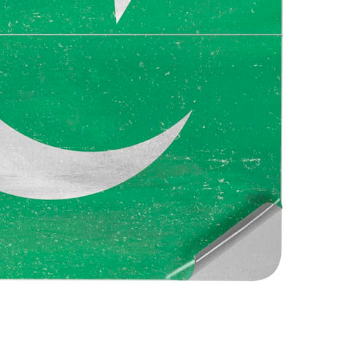 Pakistan Flag Distressed Surface Laptop Studio Skin