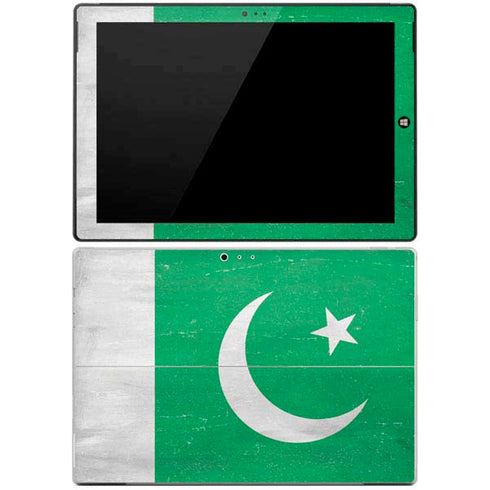 Pakistan Flag Distressed Surface Pro 3 Skin
