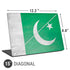 Pakistan Flag Distressed Universal Laptop 15in (12.2 x 8.8in) Skin
