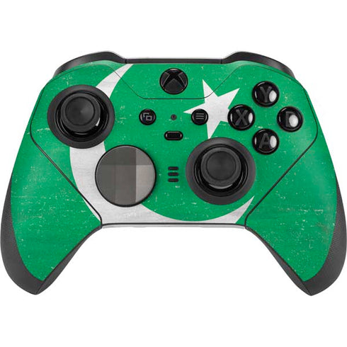 Pakistan Flag Distressed Xbox Elite Wireless Controller Series 2 Skin