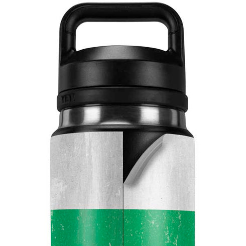 Pakistan Flag Distressed YETI Rambler 26oz Bottle Skin