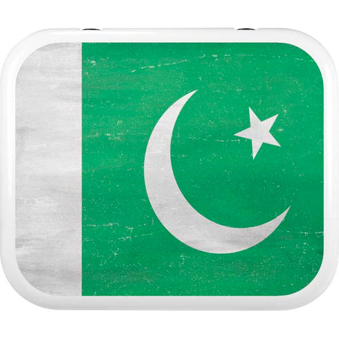 Pakistan Flag Distressed YETI Roadie 24 Hard Cooler Skin
