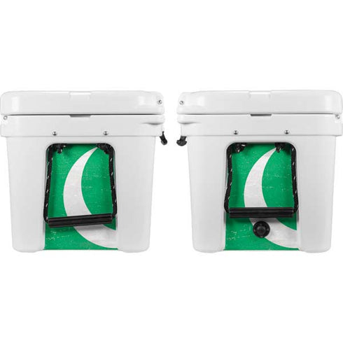 Pakistan Flag Distressed YETI Tundra 45 Hard Cooler Skin