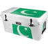 Pakistan Flag Distressed YETI Tundra 65 Hard Cooler Skin