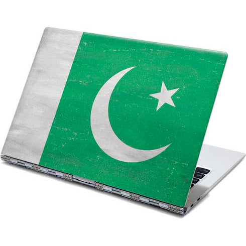 Pakistan Flag Distressed Yoga 910 2-in-1 14in Touch-Screen Skin