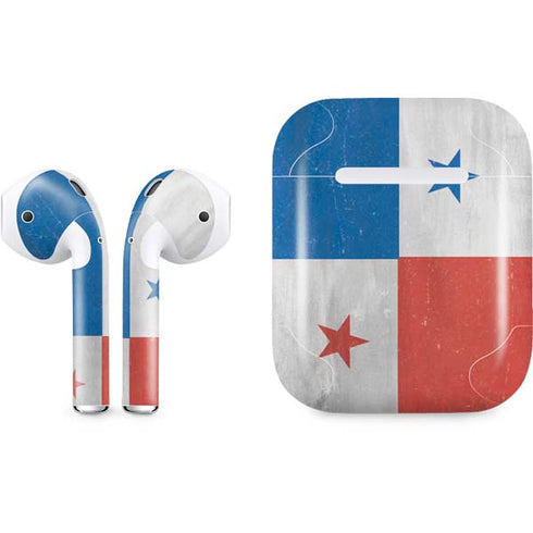 Panama Flag Distressed Apple AirPods Skin