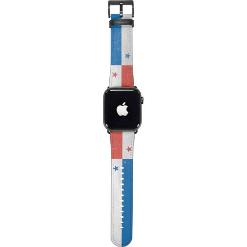 Panama Flag Distressed Apple Watch Band 38-40mm