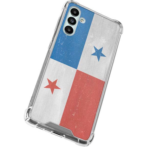 Panama Flag Distressed Galaxy A13 5G Clear Case