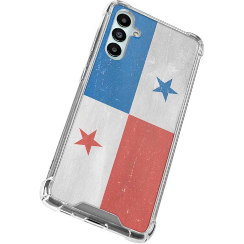 Panama Flag Distressed Galaxy A15 5G Clear Case