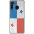 Panama Flag Distressed Galaxy A21 Clear Case